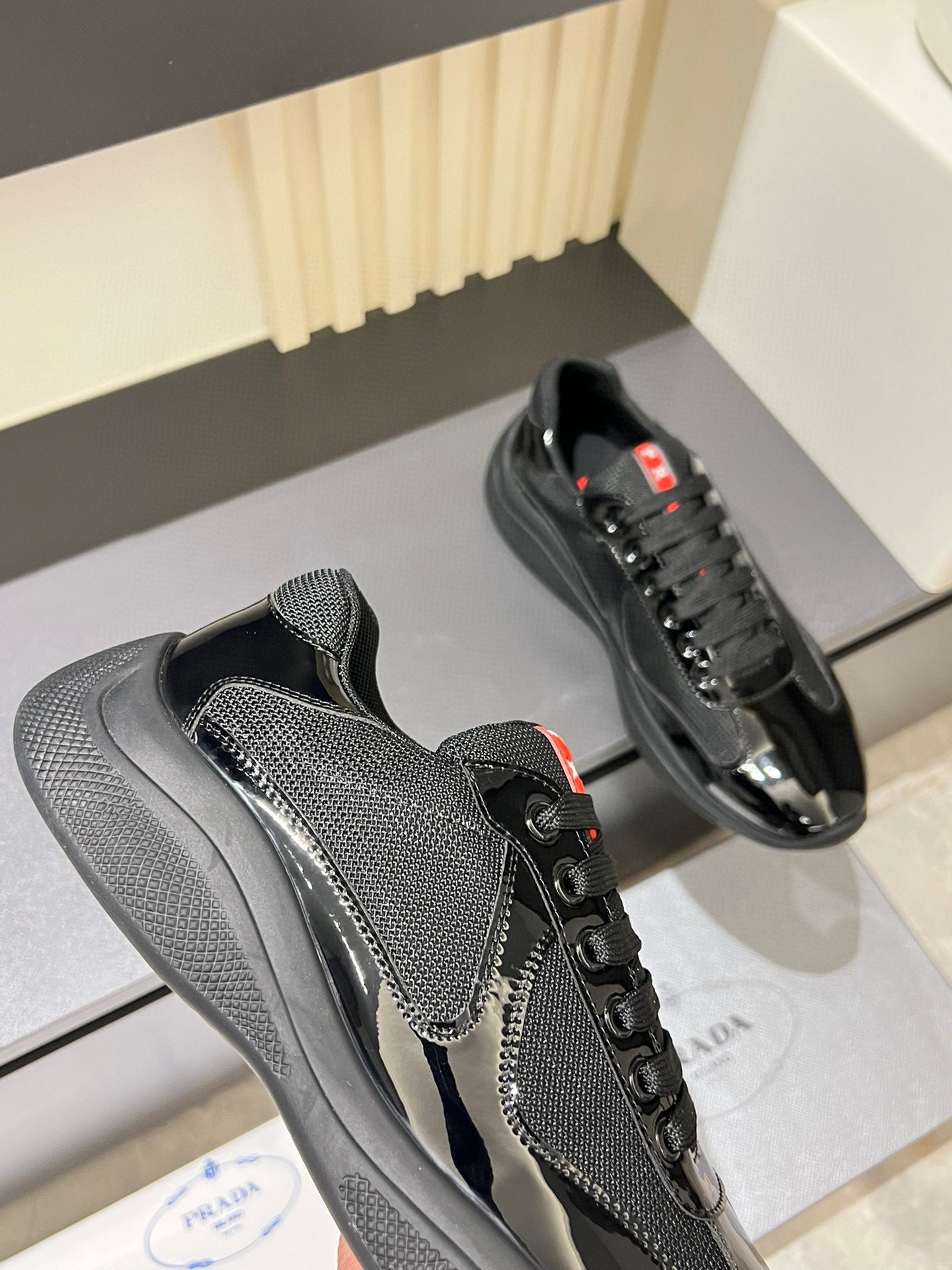 PDA AMERICA'S CUP SNEAKERS - BLACK