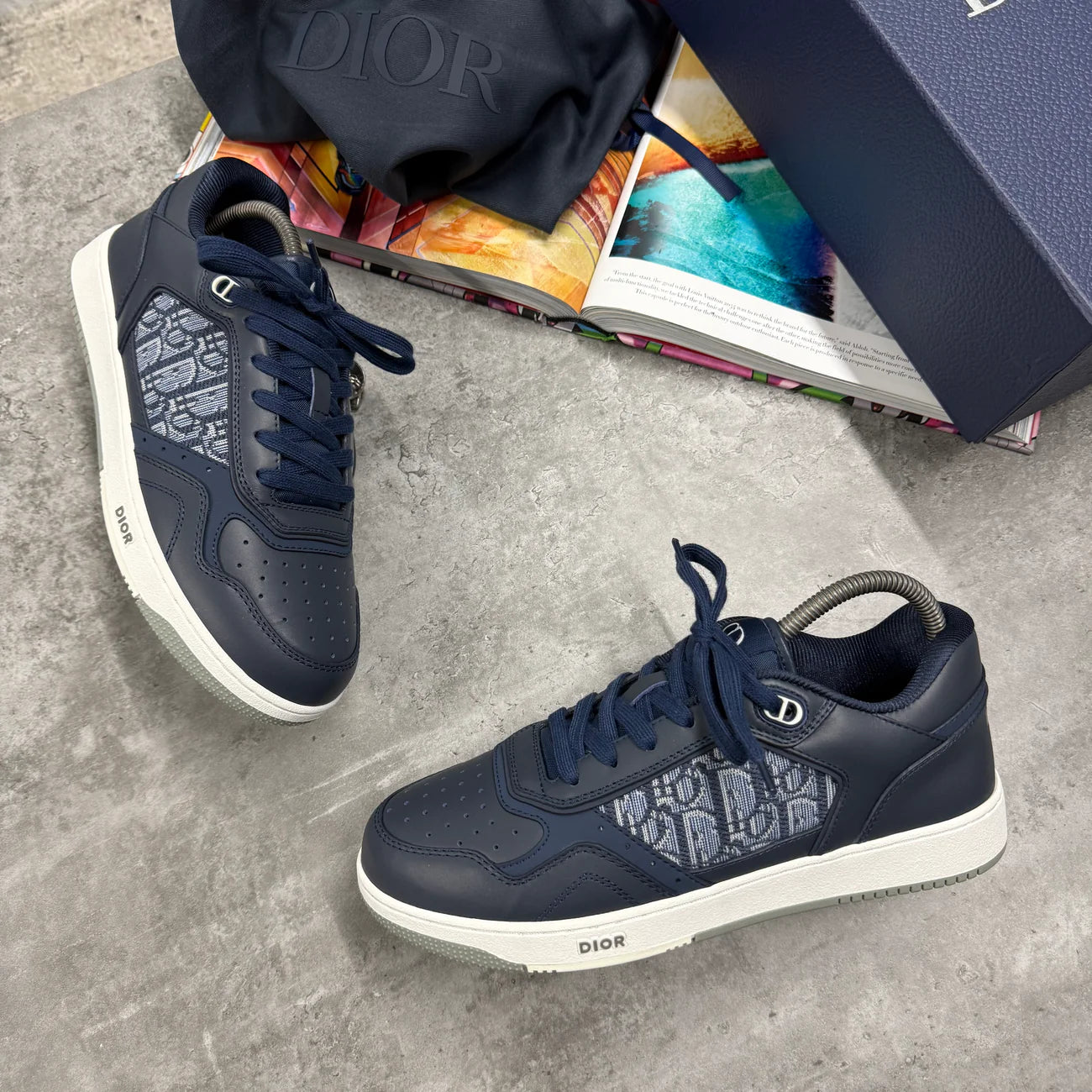 B27 TRAINER - NAVY / DENIM