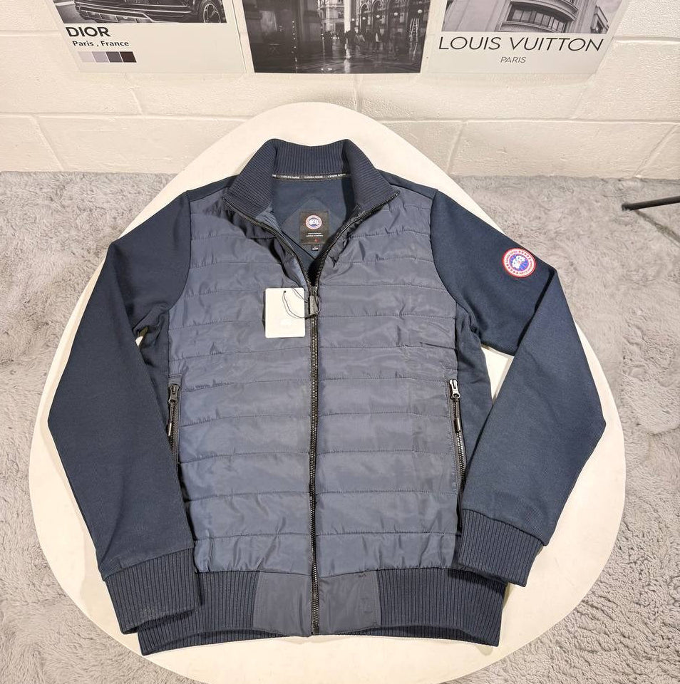 CG HYBRIDGE KNIT JACKET - NAVY BLUE