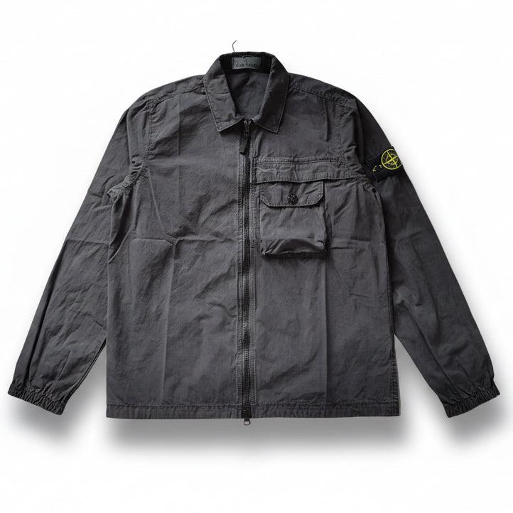 SI NYLON POCKET OVERSHIRT - BLACK