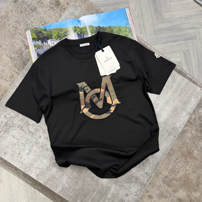 MNCLR CAMO LOGO TSHIRT - BLACK