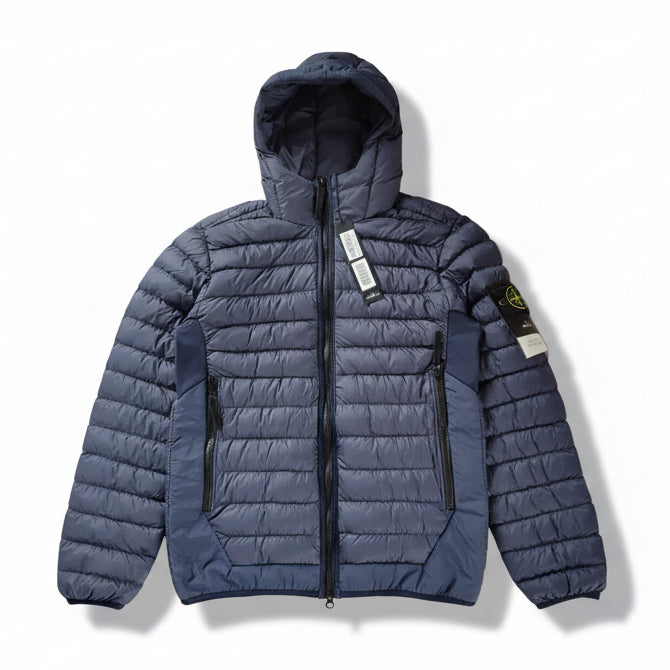 SI MICRO YARN DOWN JACKET - NAVY BLUE