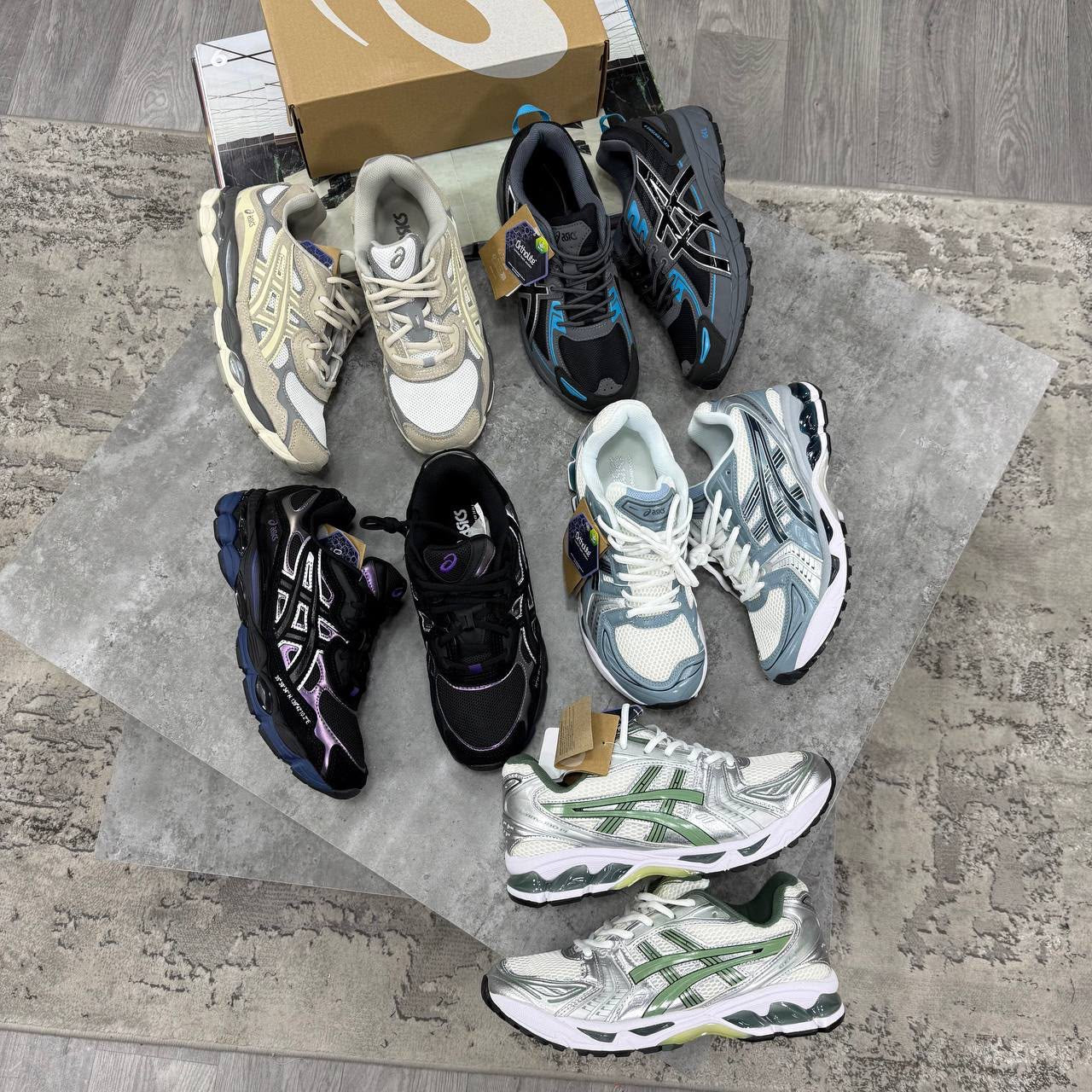ACS KAYANO 14 TRAINERS - FYORD GREY