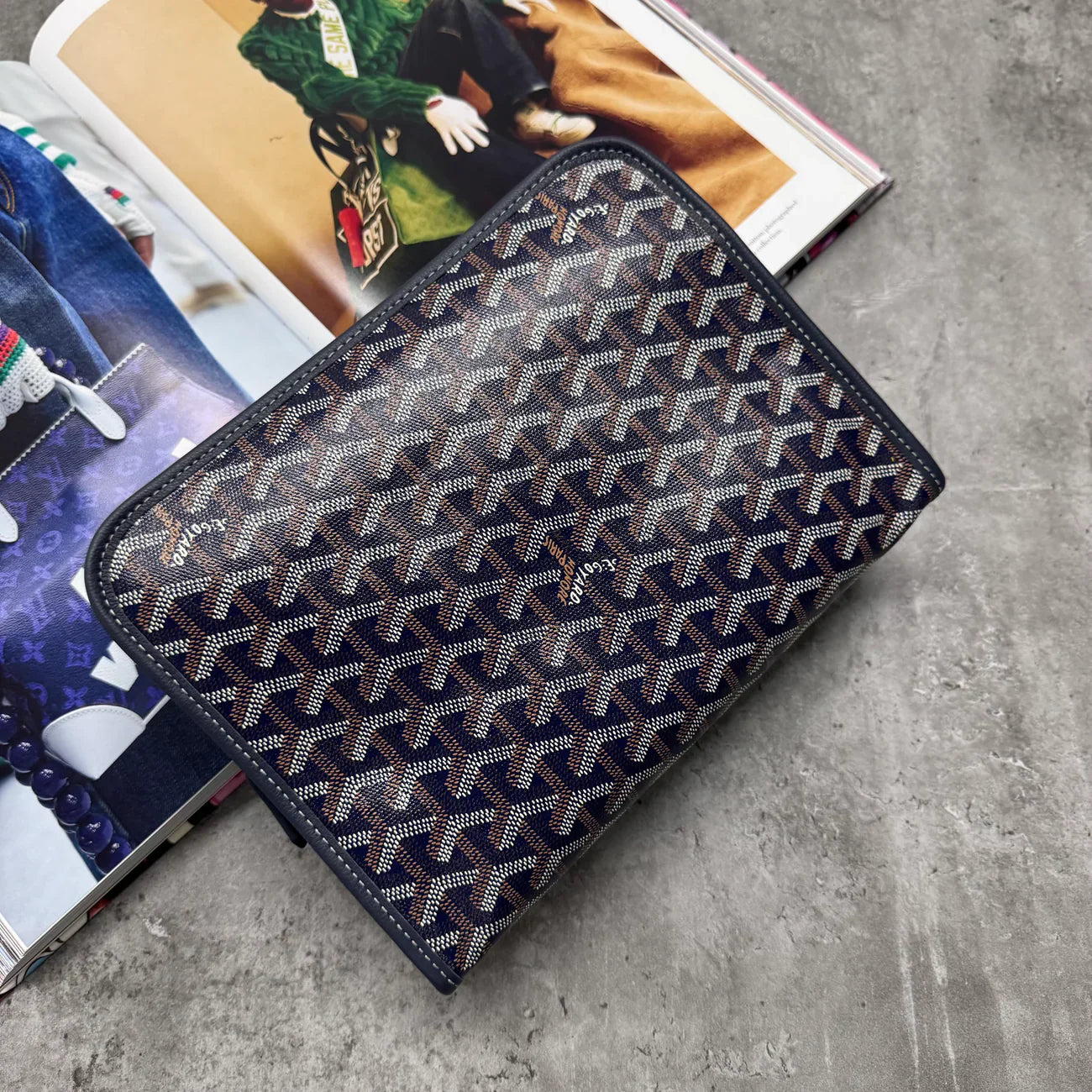GYRD POUCH BAG - NAVY
