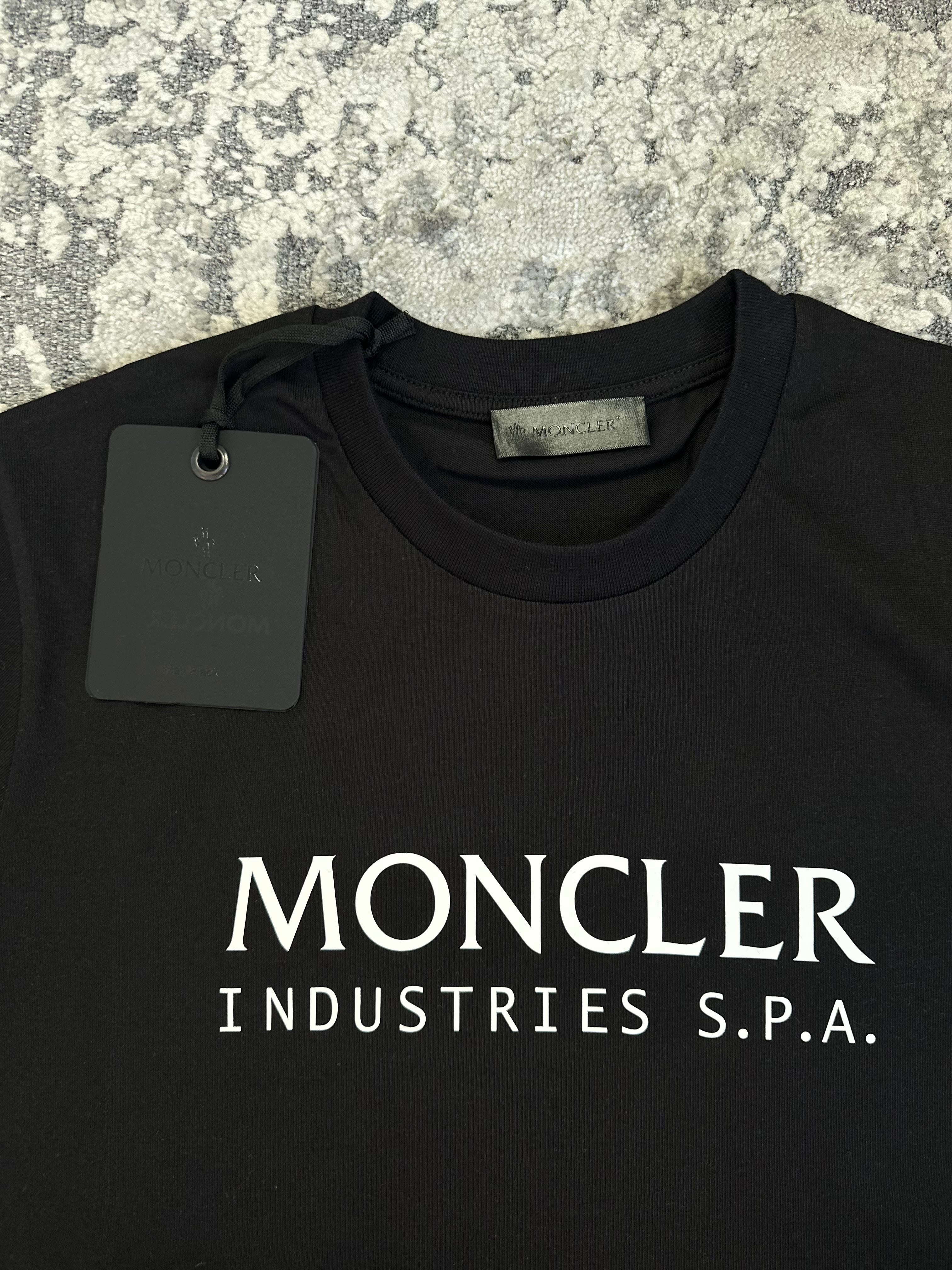 MNCLR INDUSTRIES SPA TSHIRT - BLACK