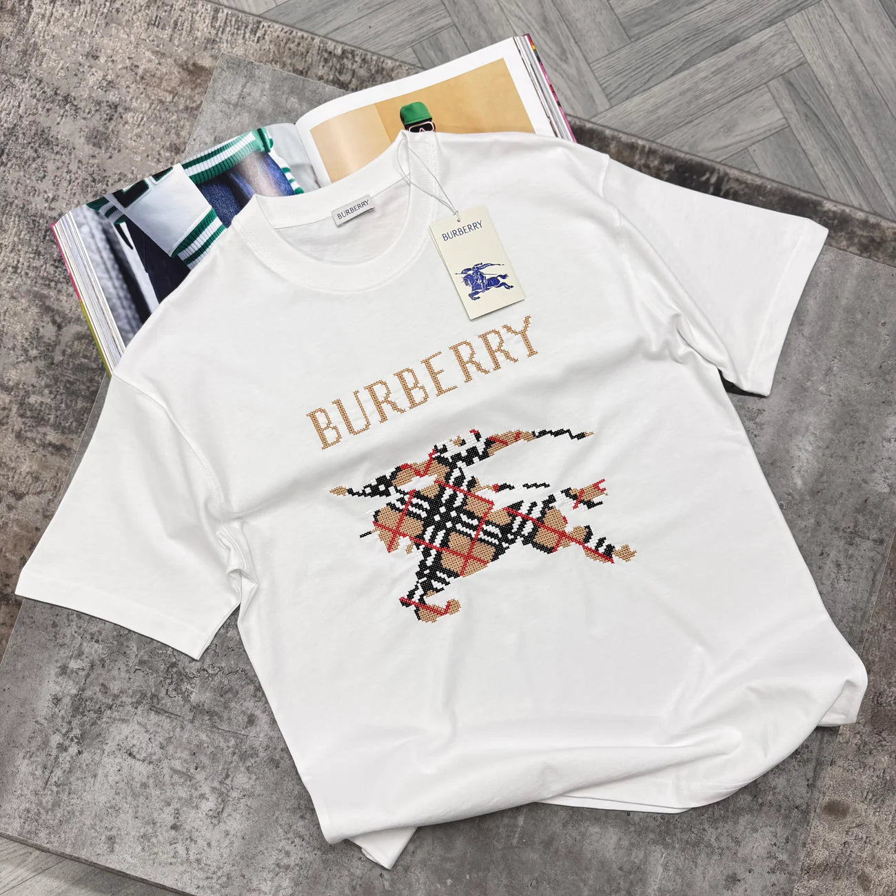 BBR PATCH LOGO TSHIRT - WHITE