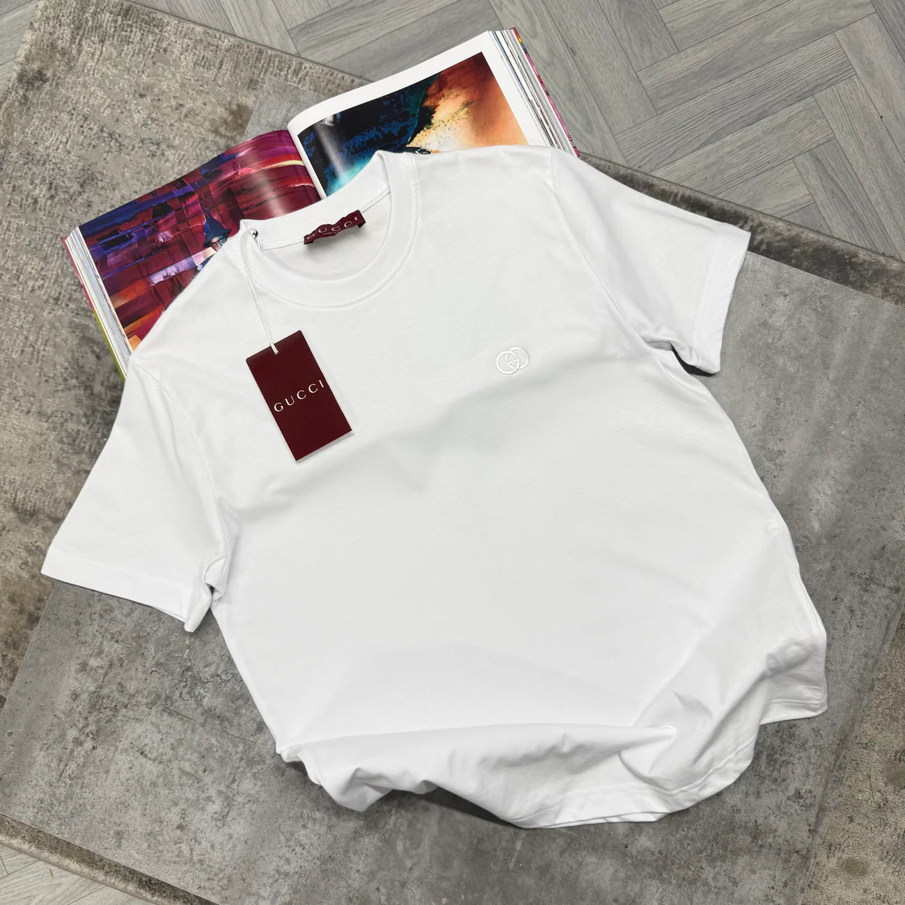 GCI SMALL LOGO TSHIRT - WHITE