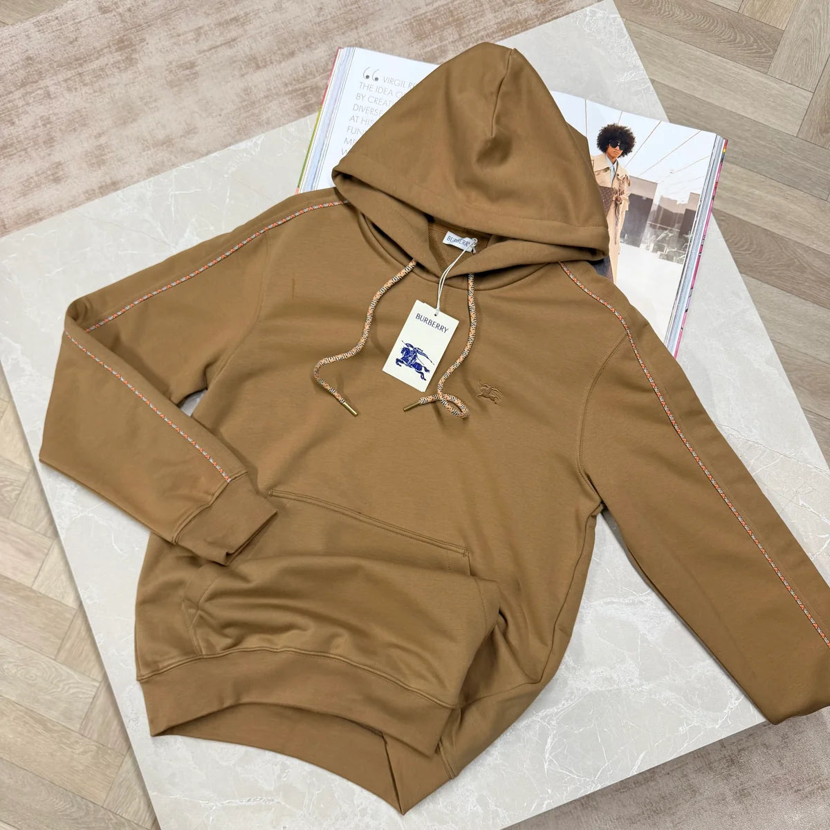 BBR HOODIE - CAMEL