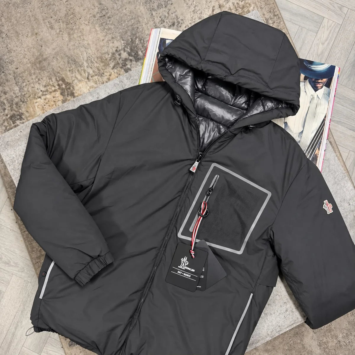 MNCLR BERGUN REVERSIBLE COAT - CHARCOAL