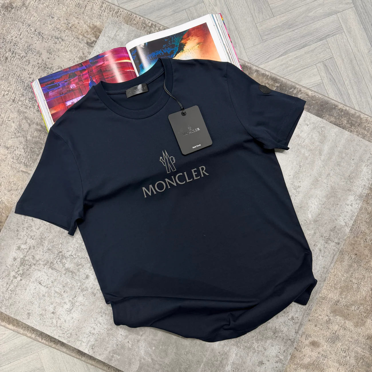 MNCLR REFLECTIVE TSHIRT - NAVY