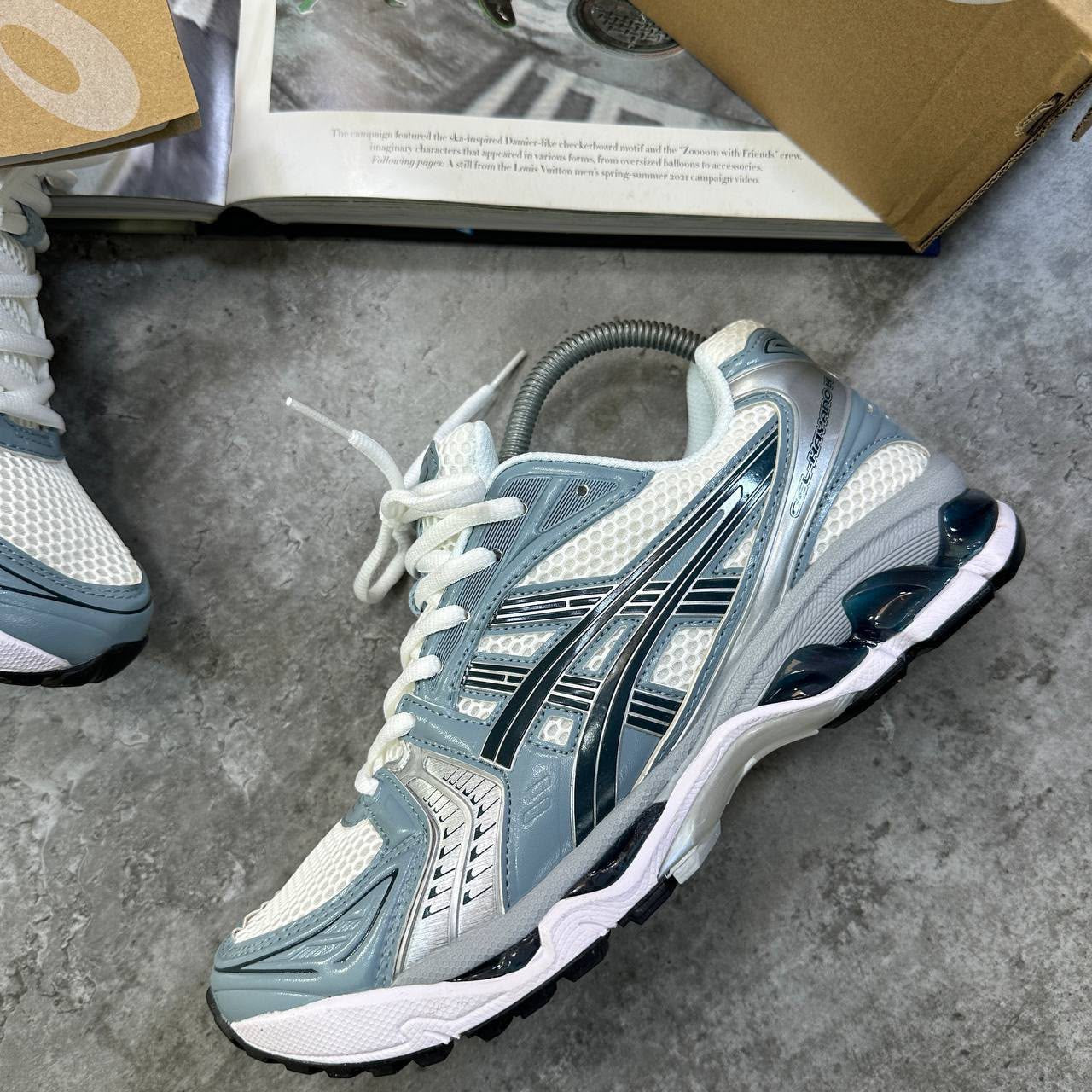 ACS KAYANO 14 TRAINERS - FYORD GREY