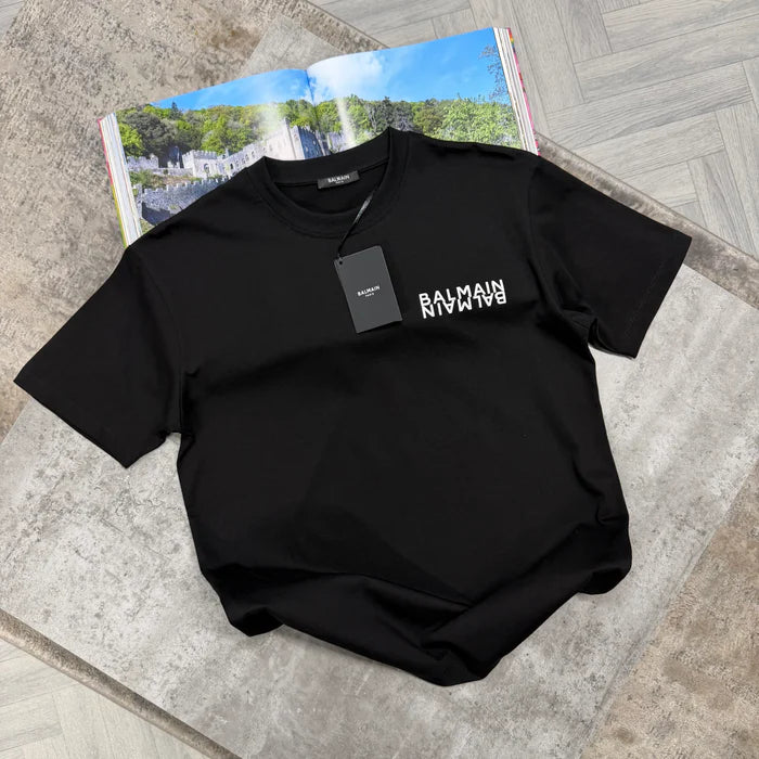 BLM DOUBLE LOGO T SHIRT - BLACK