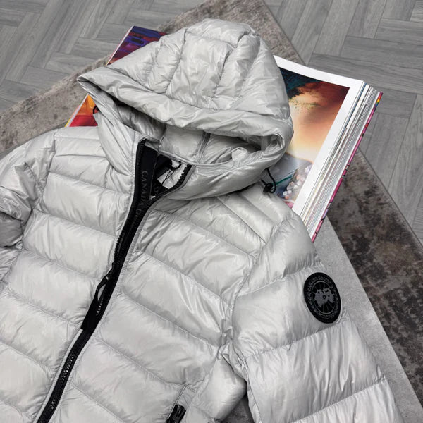 CG CROFTON BLACK BADGE COAT - LIGHT GREY