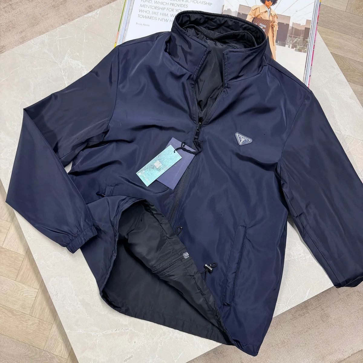 PDA REVERSIBLE JACKET - BLACK & NAVY