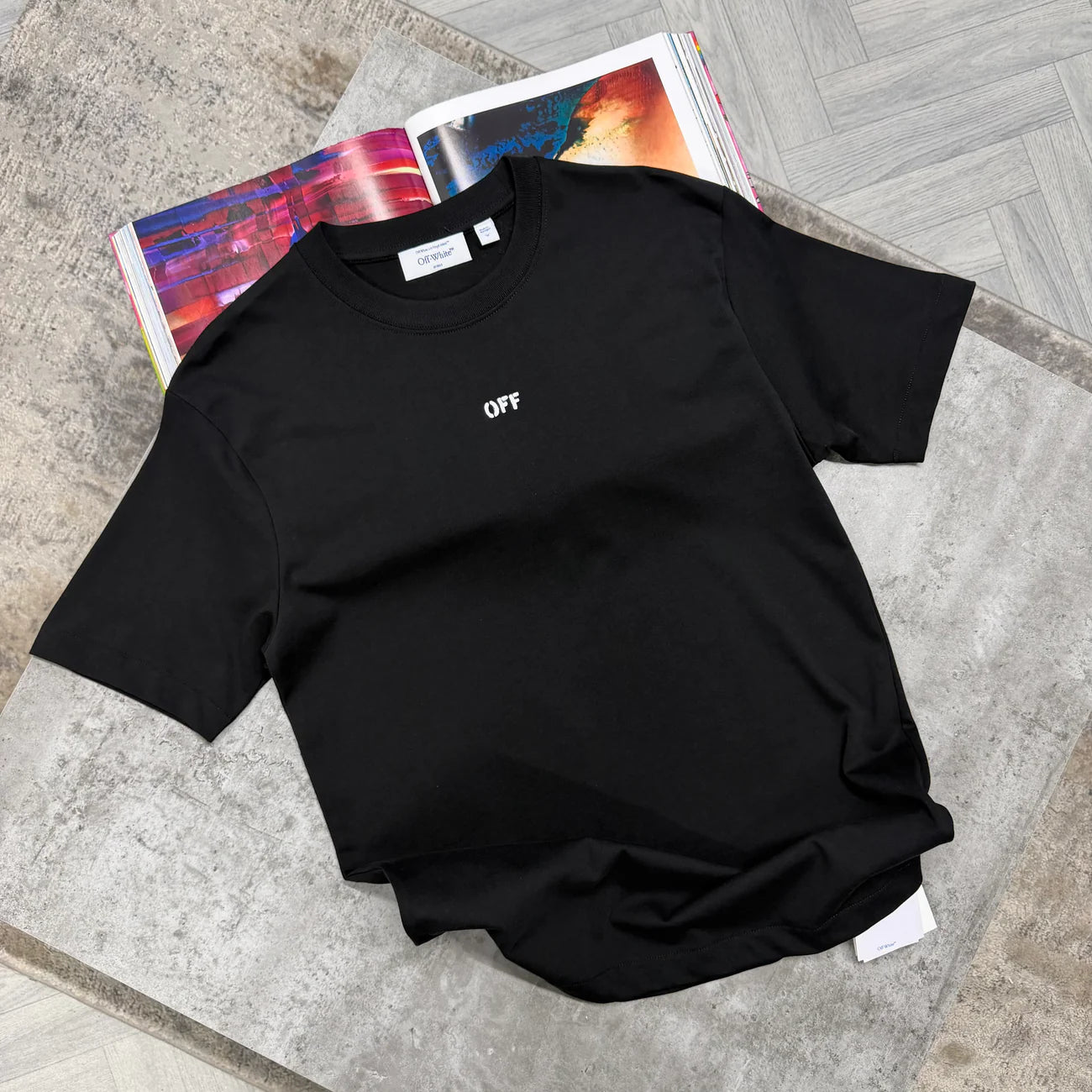 OW 3D SPRAY TSHIRT - BLACK
