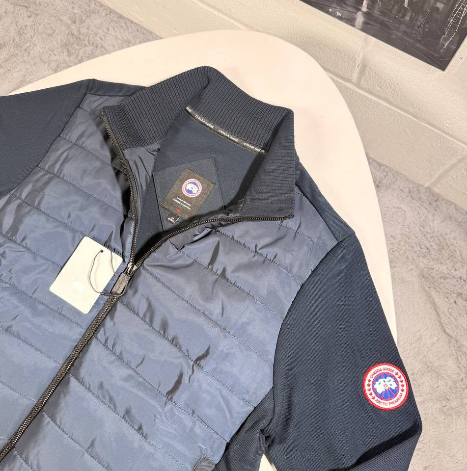 CG HYBRIDGE KNIT JACKET - NAVY BLUE