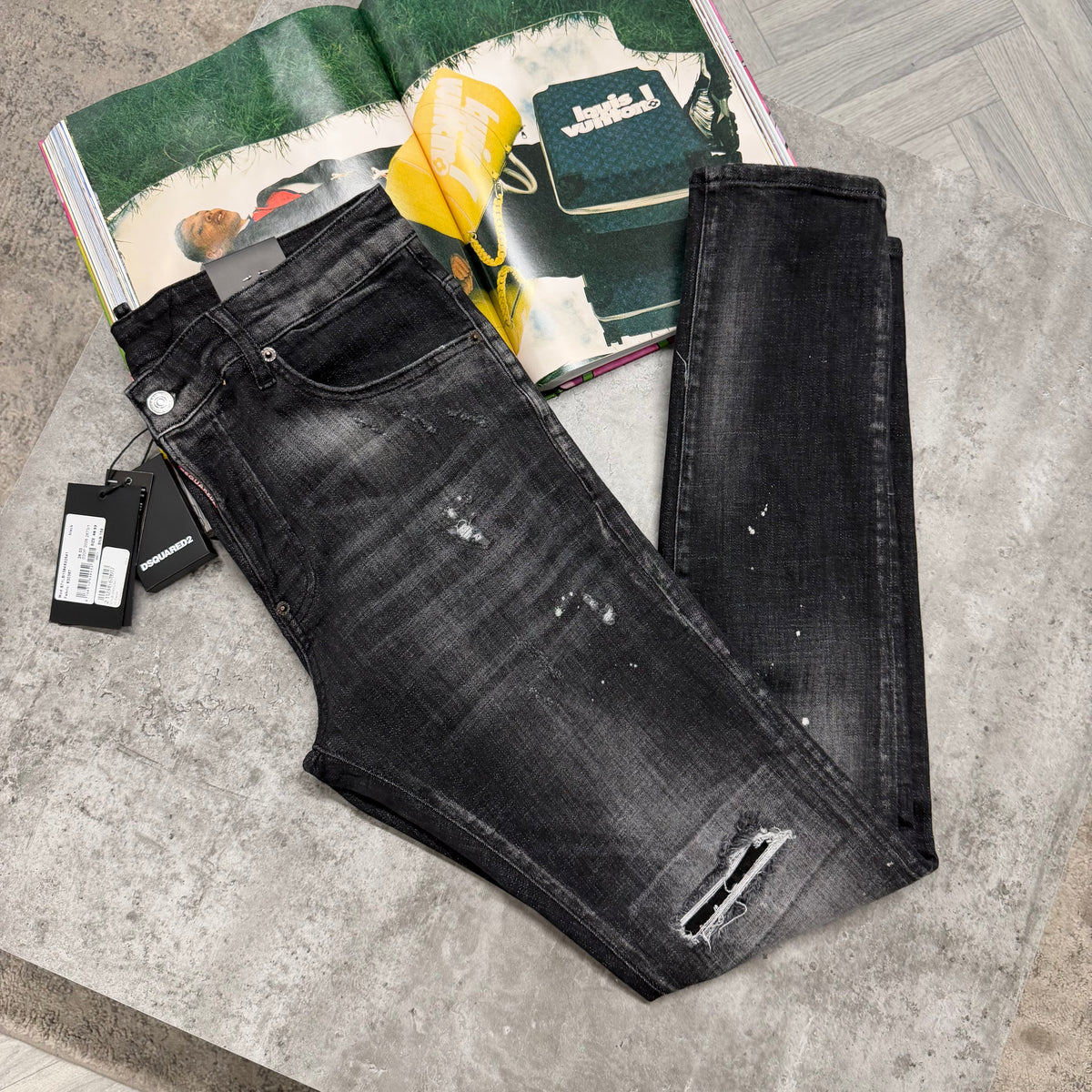 DSQ JEANS - BLACK