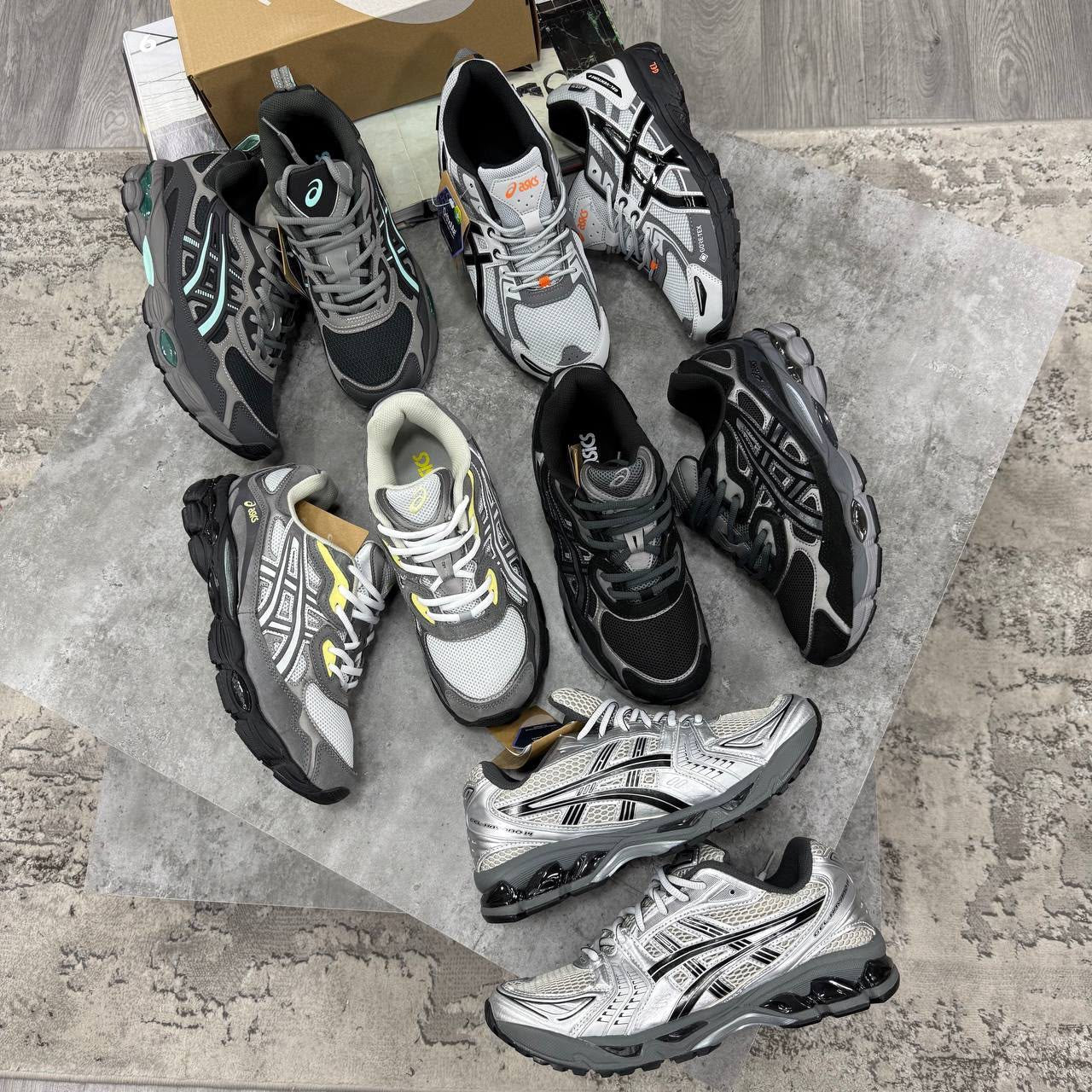 ACS KAYANO 14 TRAINERS - SILVER / BLACK