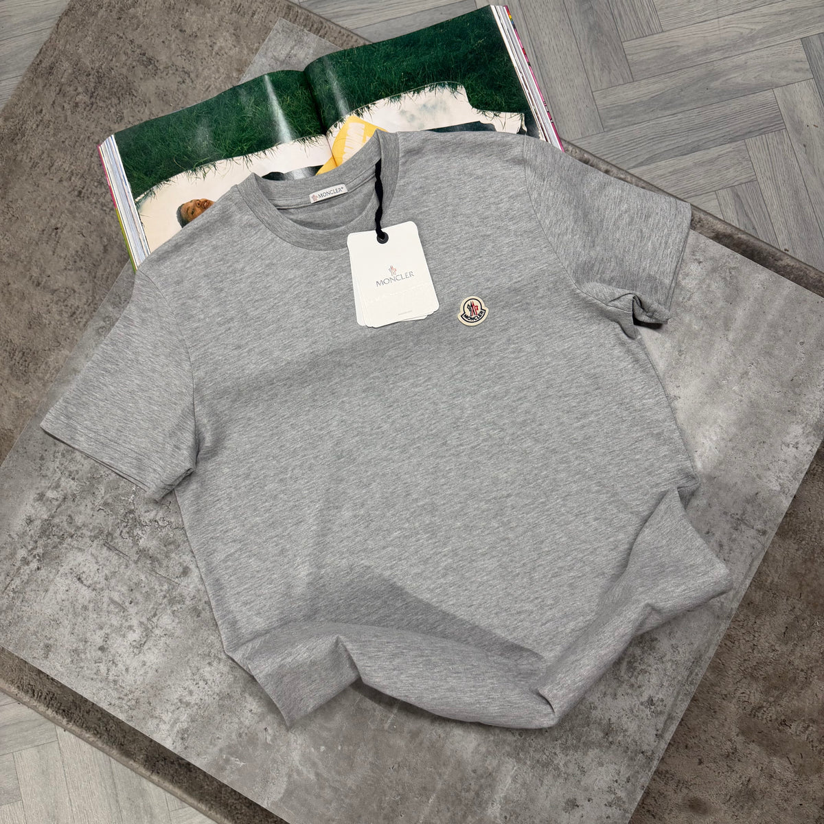 MNCLR LOGO T SHIRT - GREY