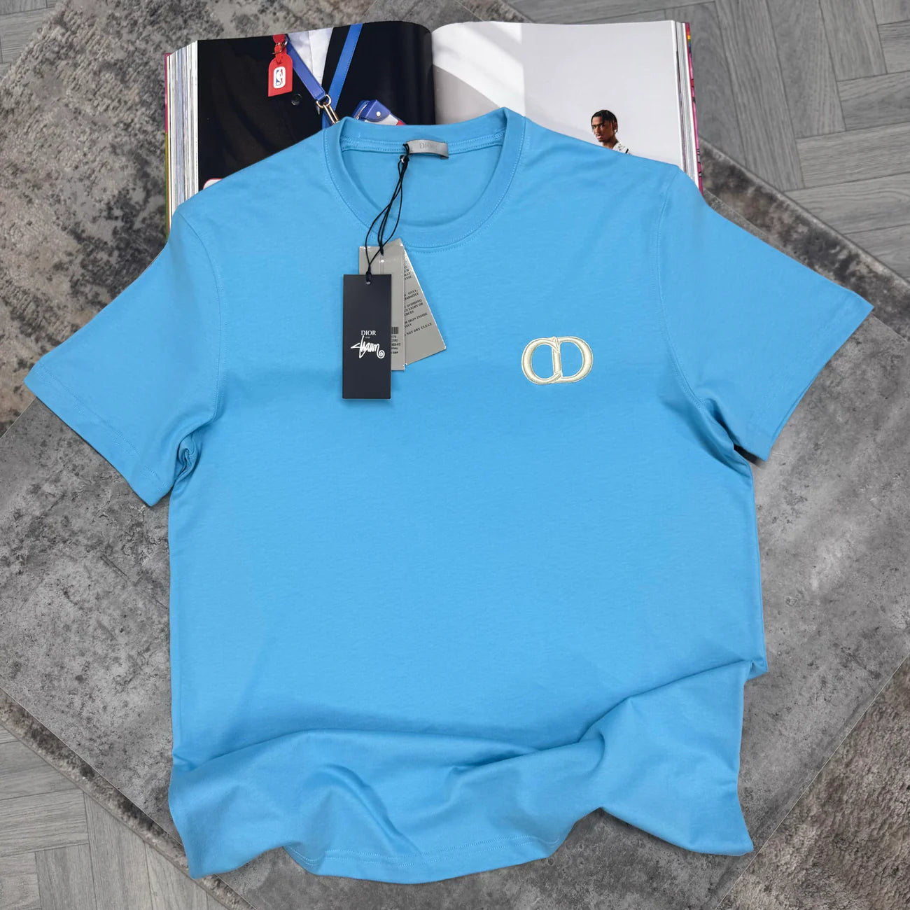CD TSHIRT - AQUA BLUE