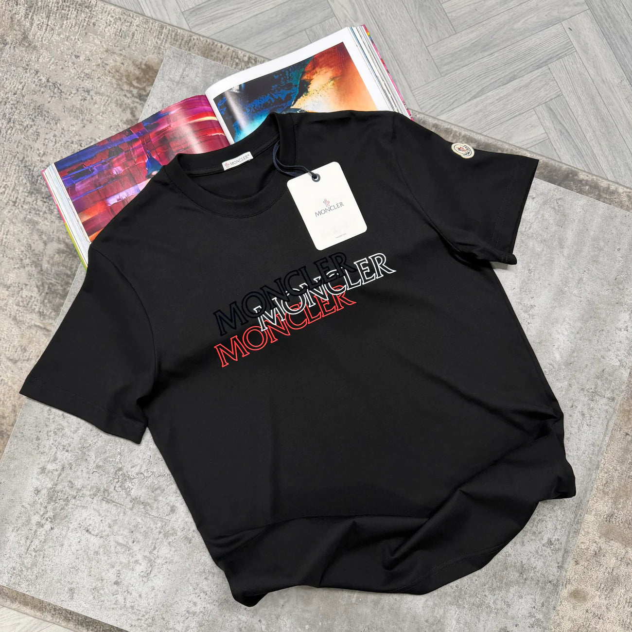 MNCLR TRICOLOR LOGO - BLACK