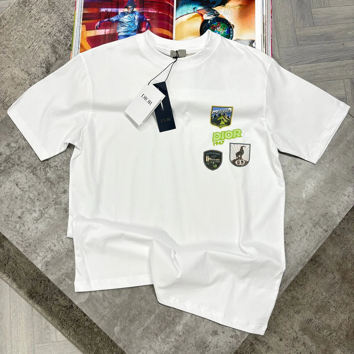 CD PATCH LOGO T SHIRT - WHITE