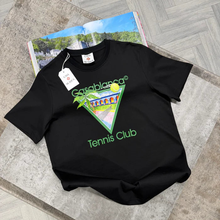 CB TENNIS CLUB TSHIRT - BLACK