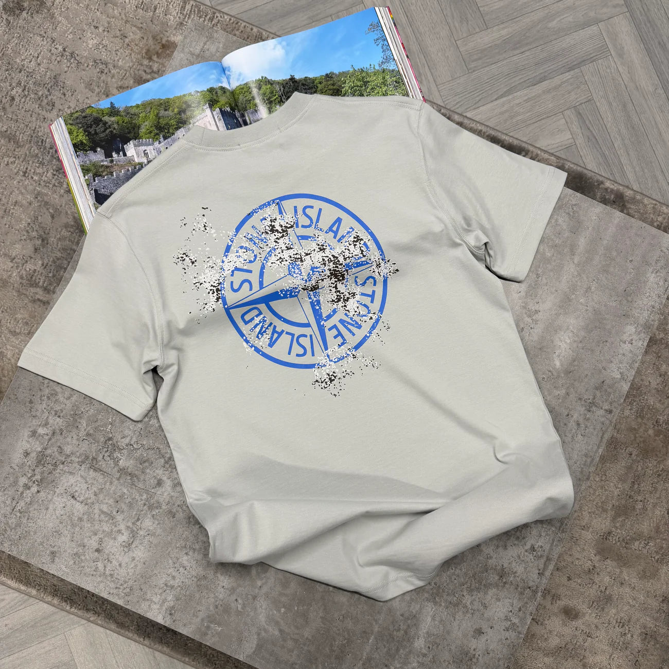 SI COMPASS TSHIRT - LIGHT GREY