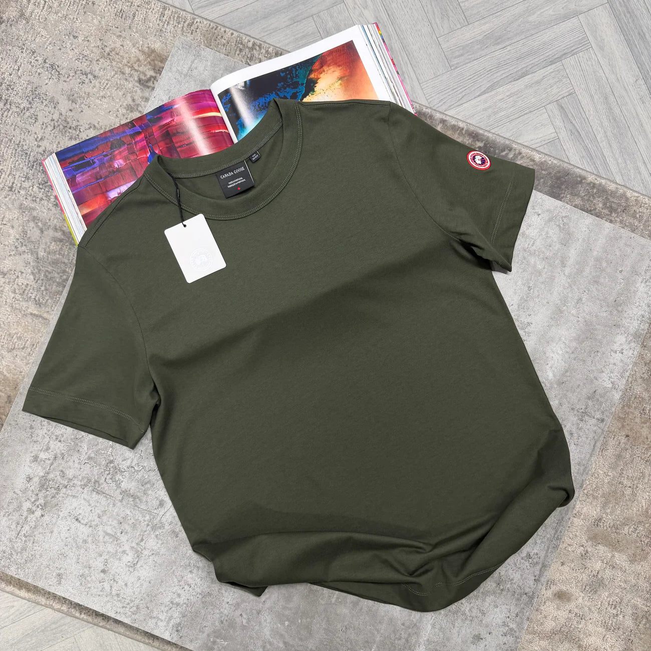 CG LOGO TSHIRT - KHAKI