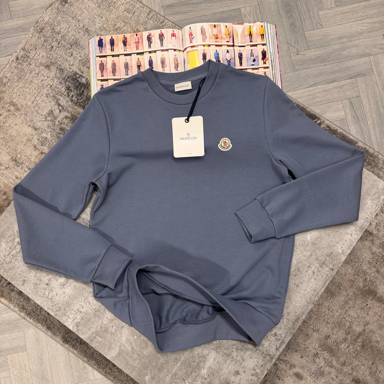 MNCLR CREWNECK JUMPER - PALE BLUE