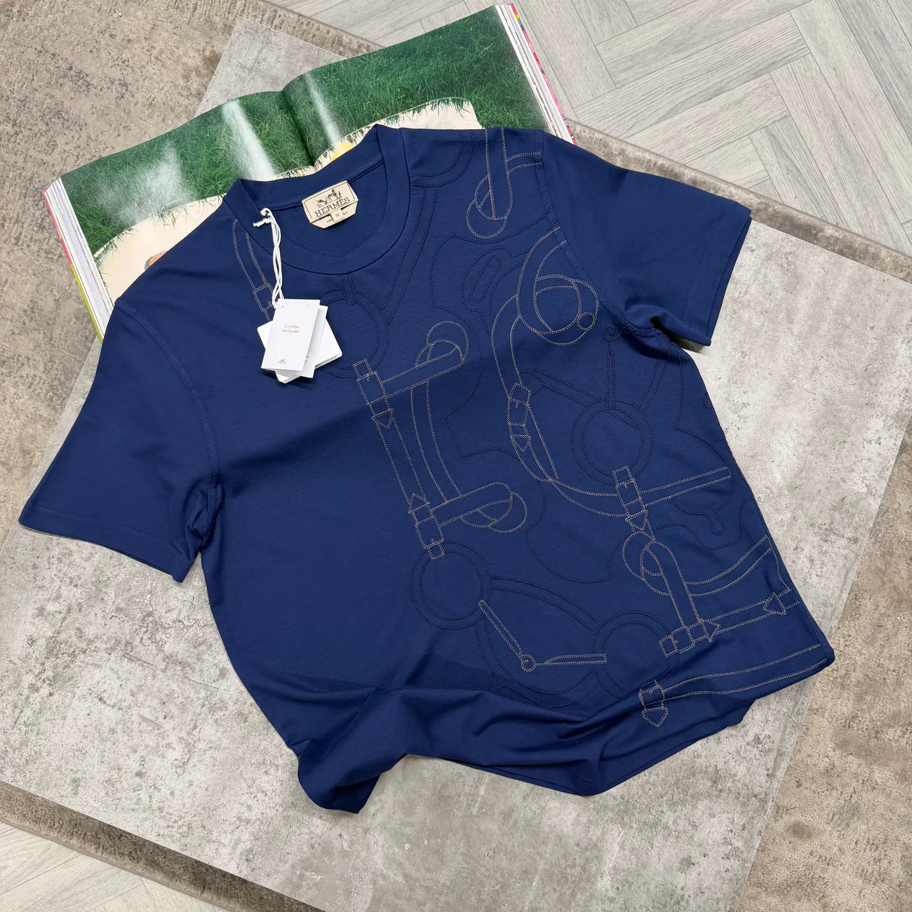 H OPERON T SHIRT - INDIGO