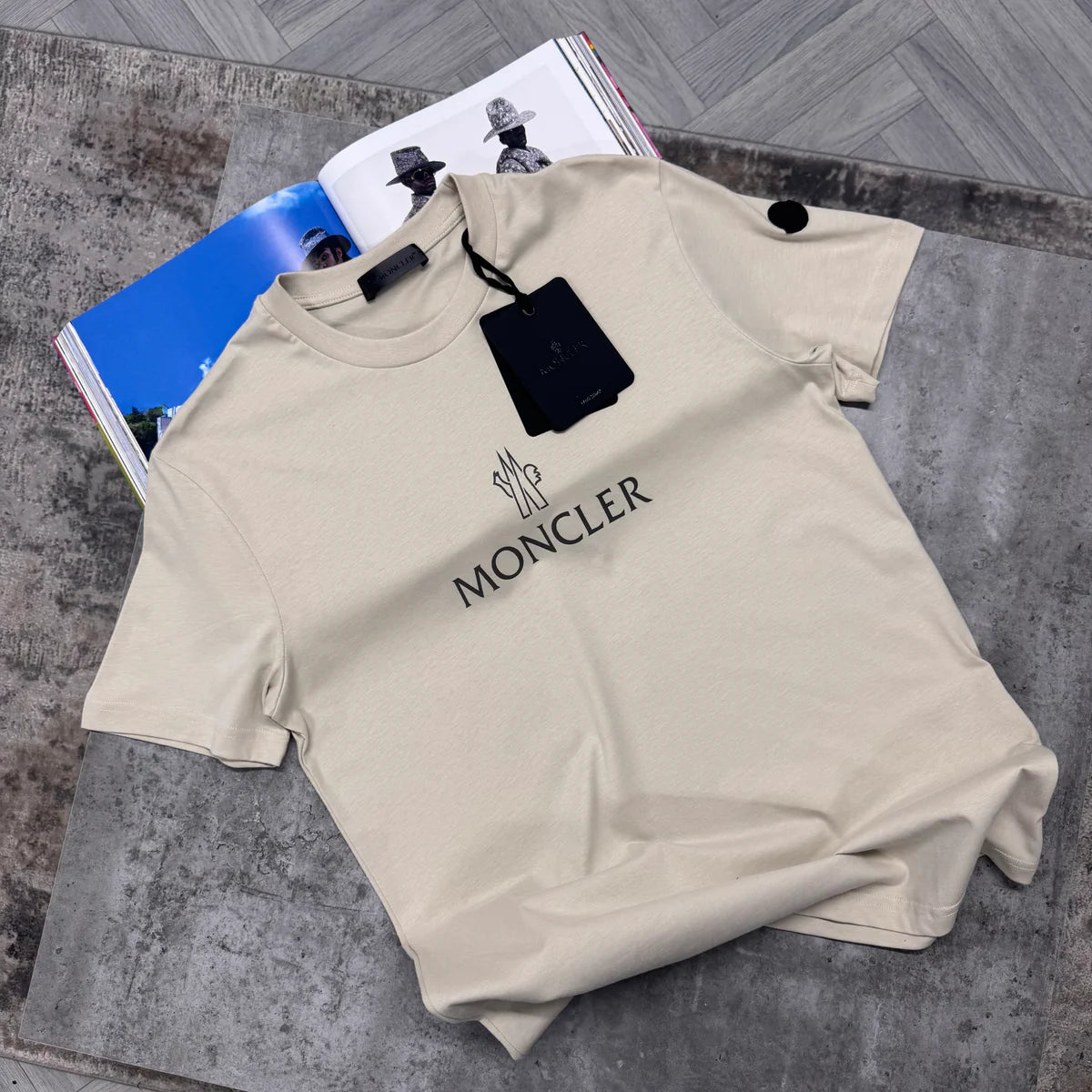 MNCLR REFLECTIVE T SHIRT - BEIGE