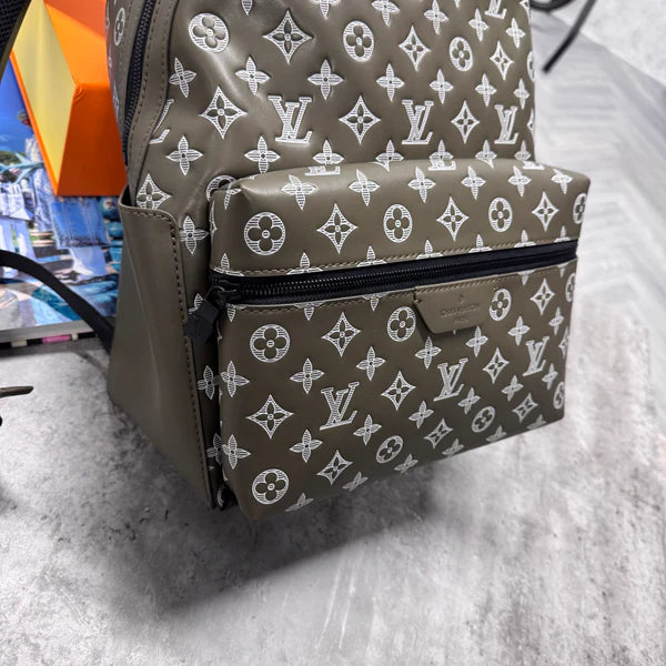 LVE MONOGRAM BACKPACK - KHAKI
