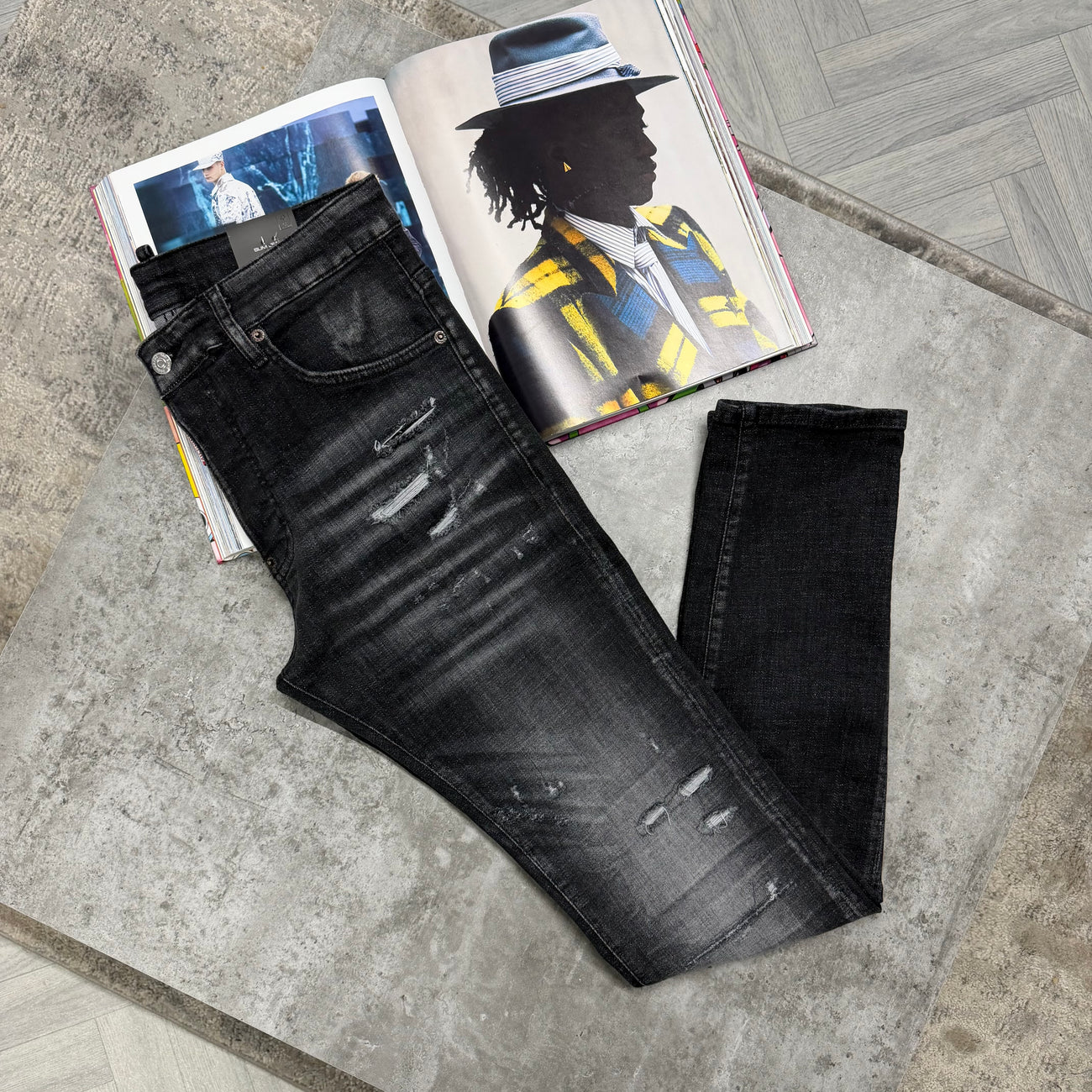 DSQ JEANS - BLACK