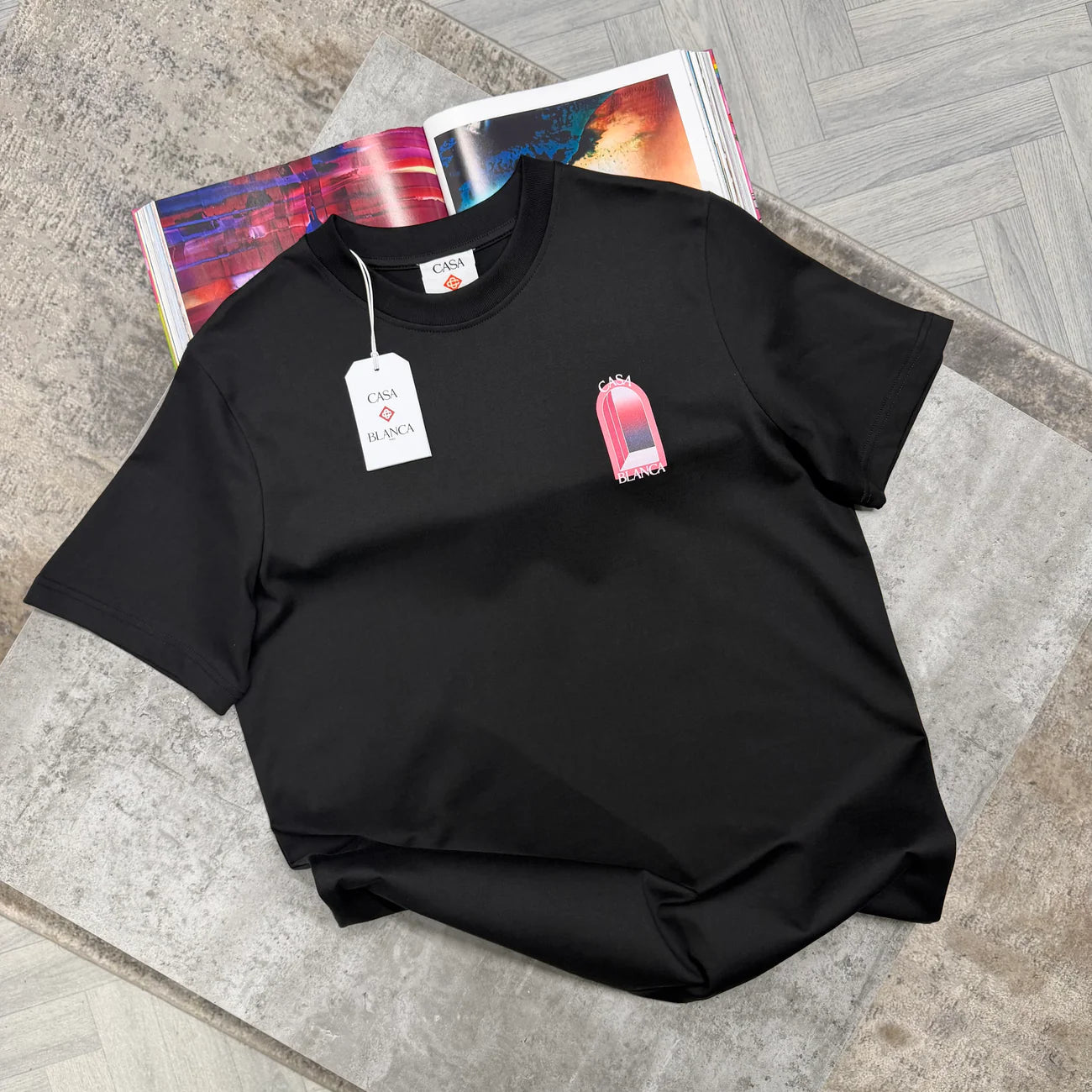 CB ARCH LOGO T SHIRT - BLACK