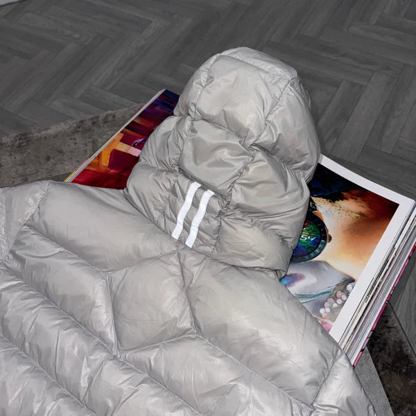 CG CROFTON BLACK BADGE COAT - LIGHT GREY