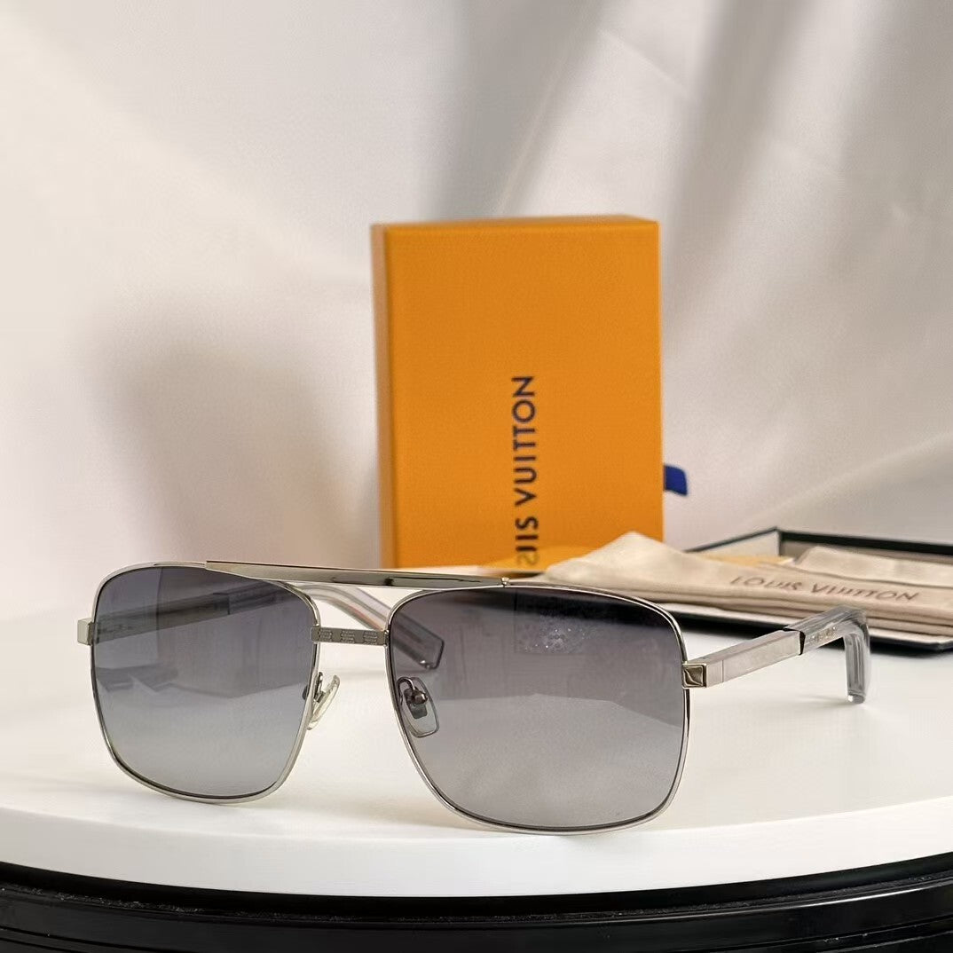 LVE ATTITUDE SUNGLASSES - SILVER / BLUE