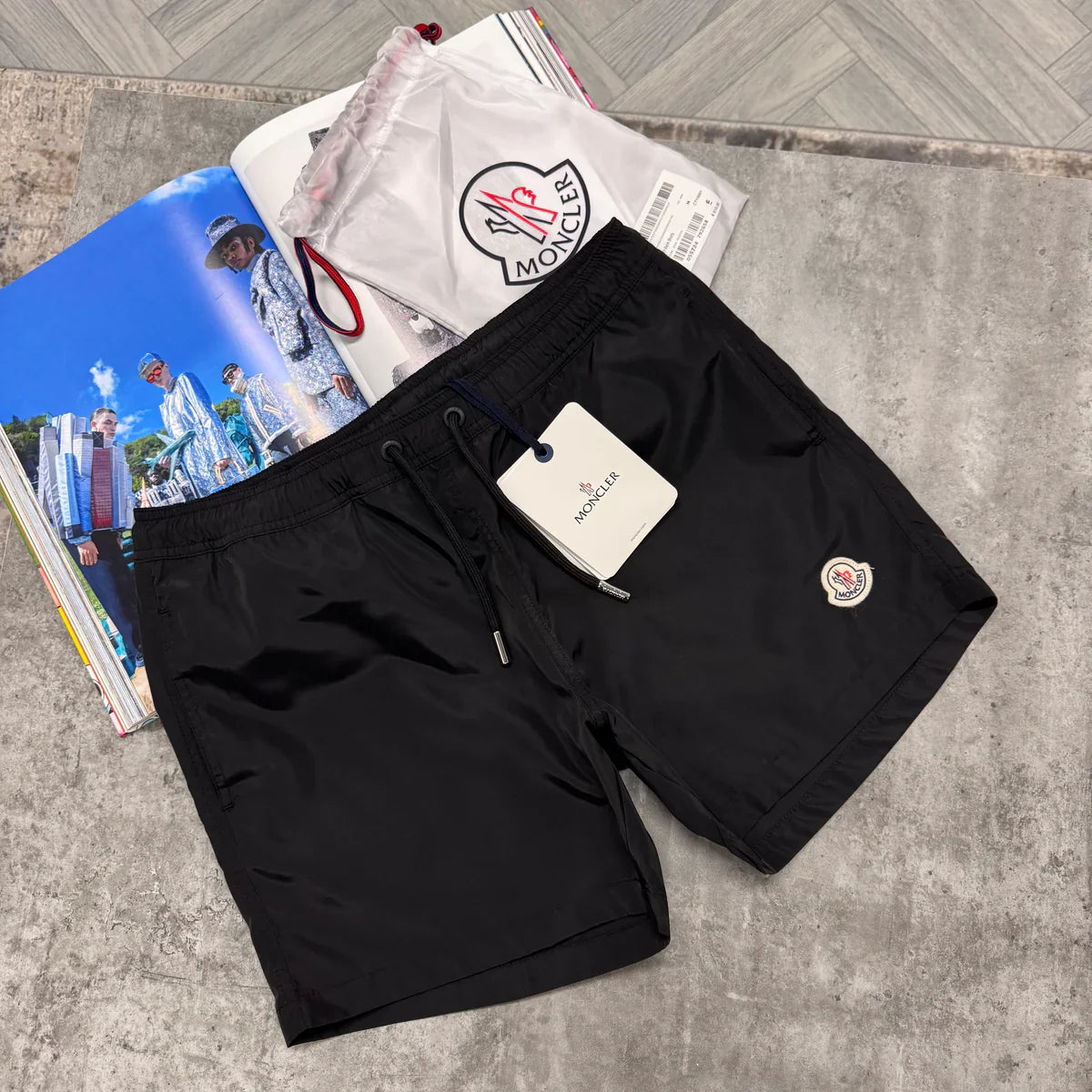 MNCLR SWIM SHORTS - BLACK