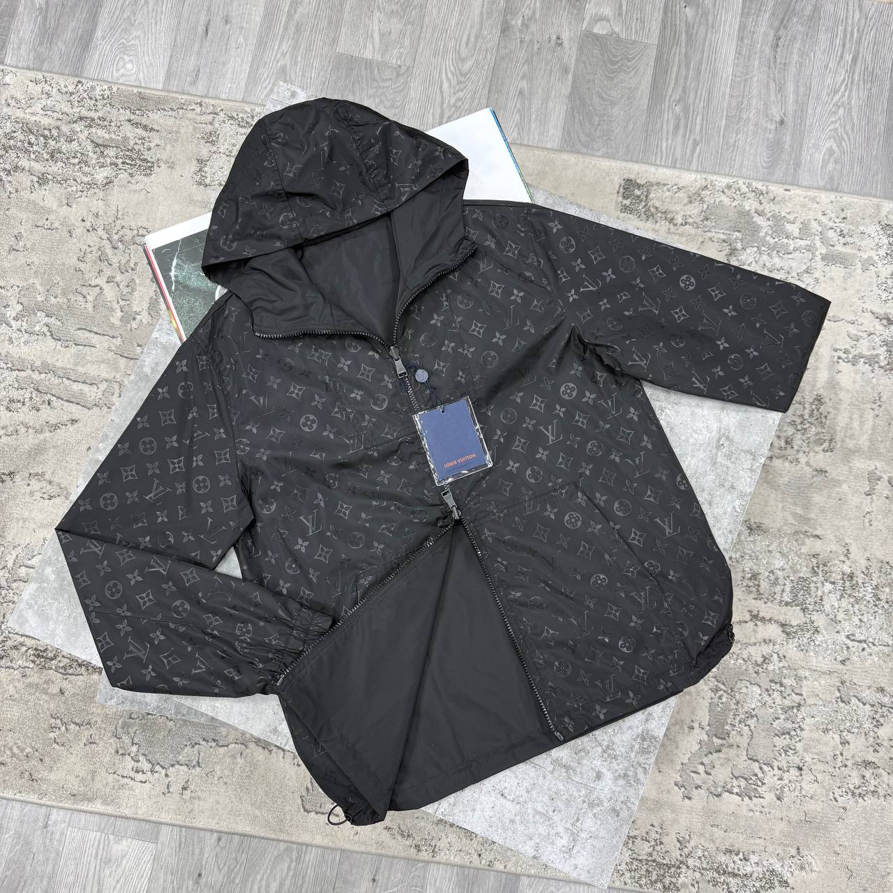 LVE REVERSIBLE MONOGRAM JACKET - BLACK