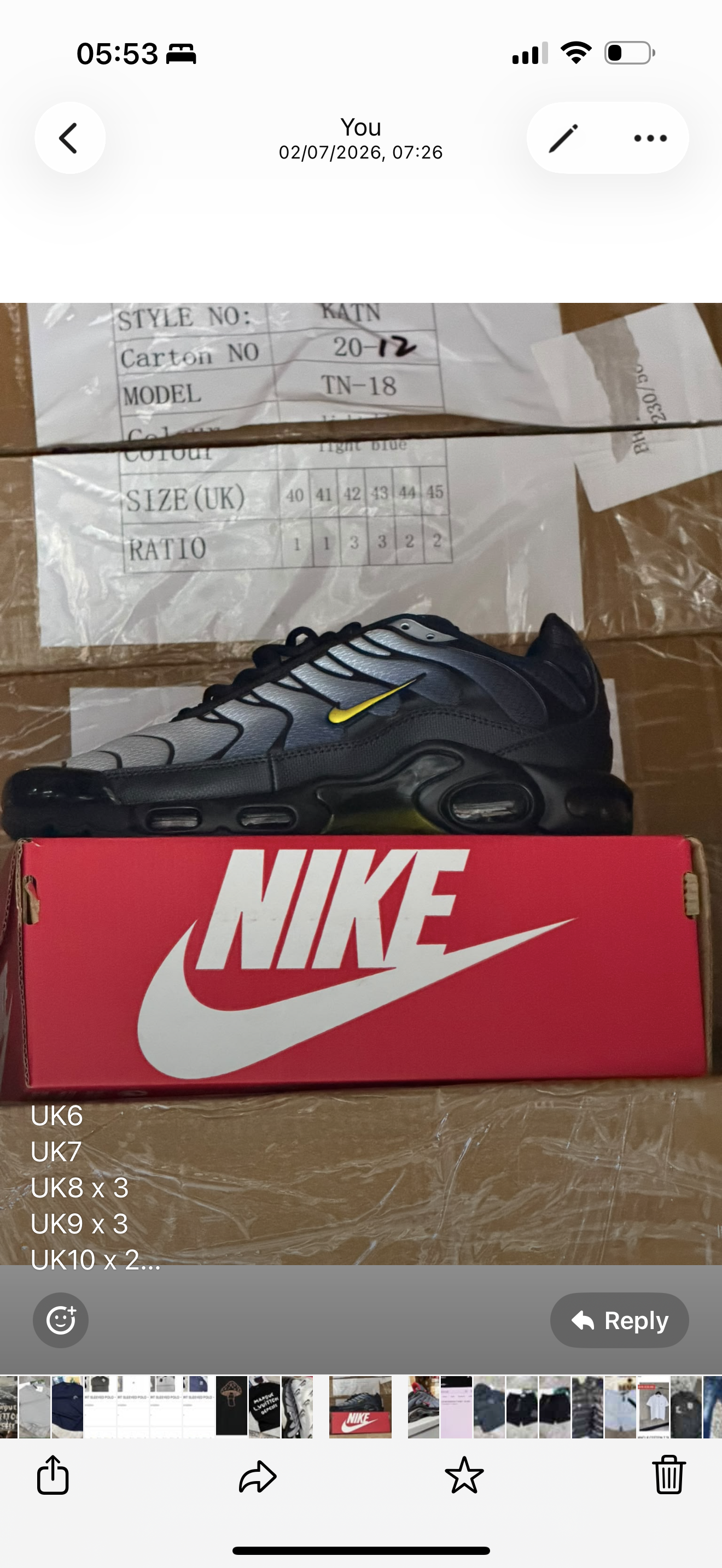 NI TN TRAINER - BLACK/WHITE/YELLOW