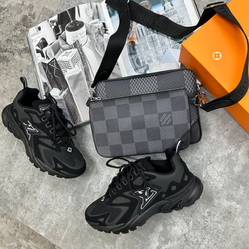 LVE DAMIER BAG - BLACK