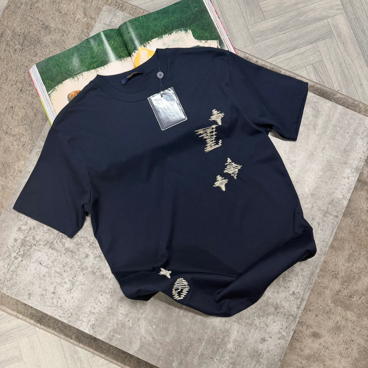 LVE MONO T SHIRT - NAVY
