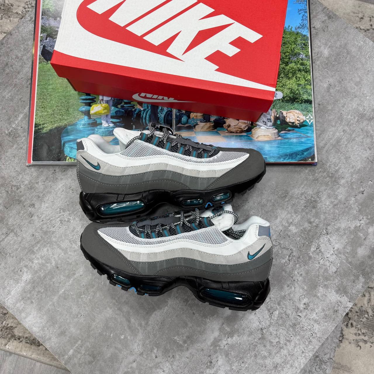 NI 95 TRAINERS - BALTIC BLUE