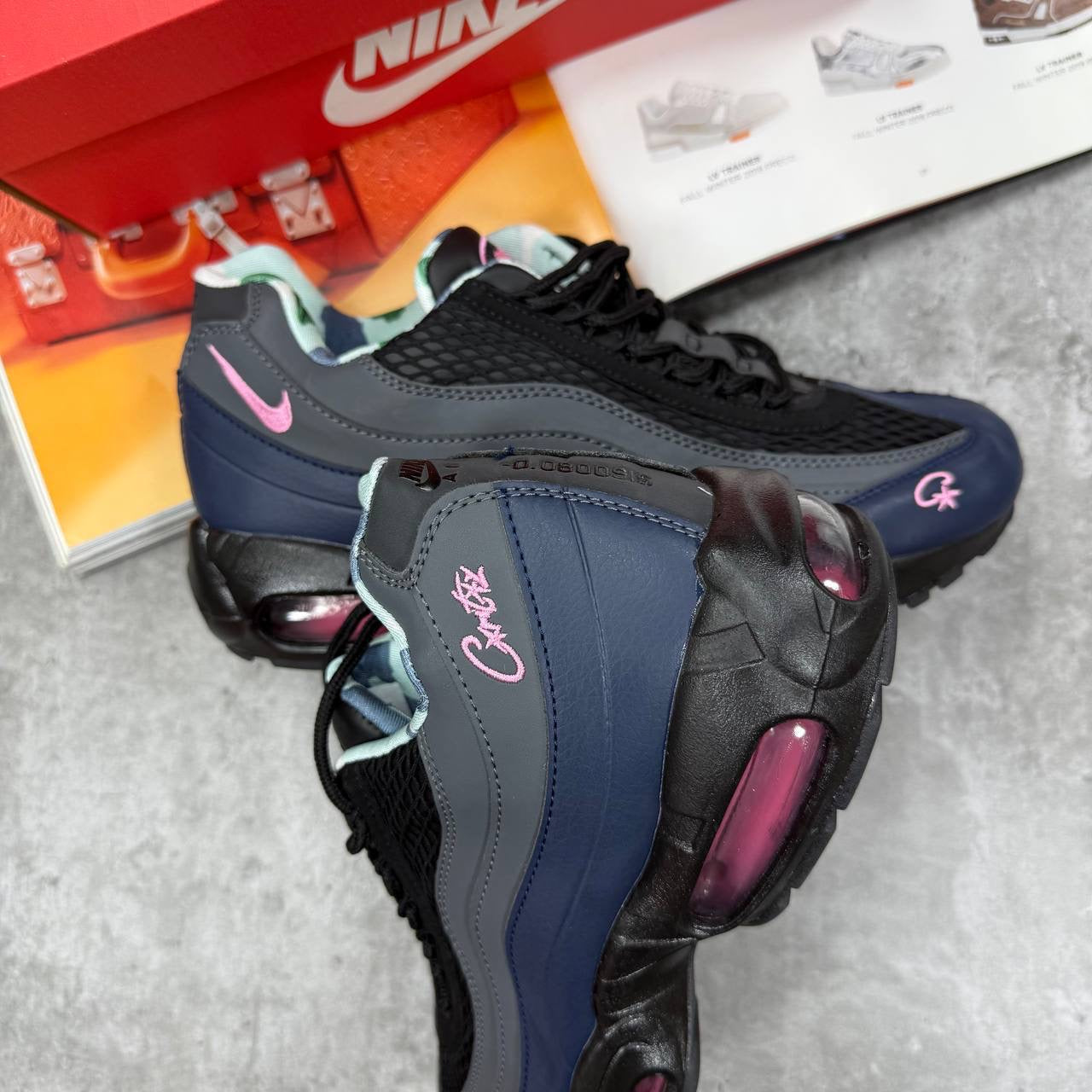 NI 95 TRAINERS - GRIDIRION/PINK/ BLACK