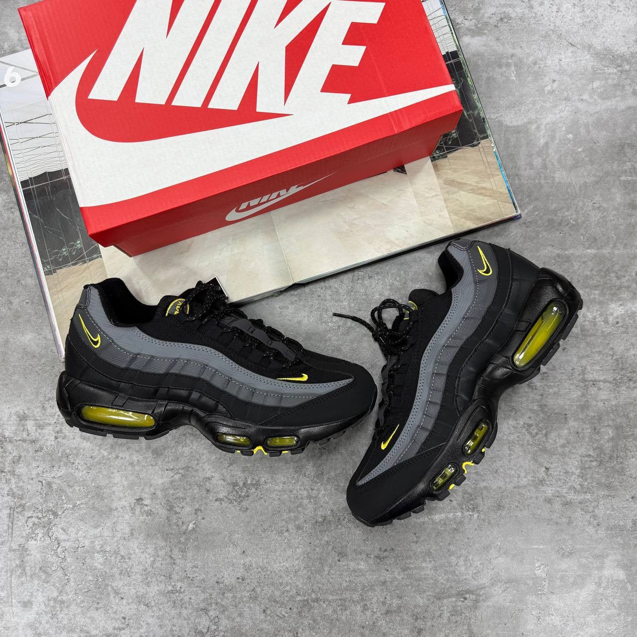 NI 95 TRAINERS - BLACK / GREEN