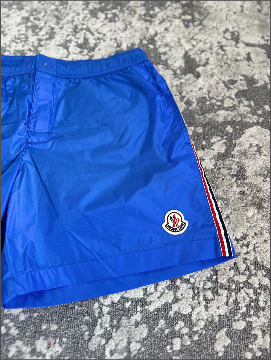 MNCLR TRICOLOR STRIPE SWIM SHORTS - BLUE