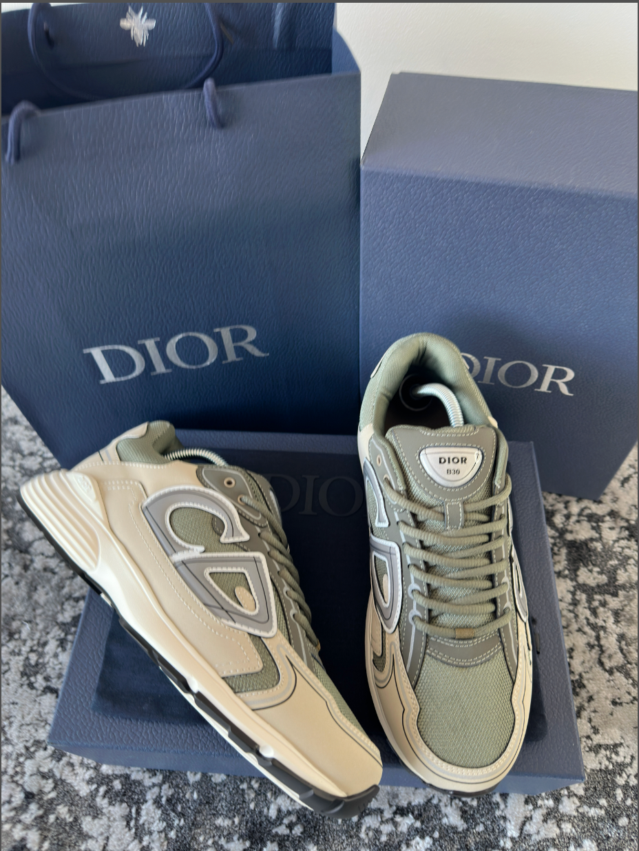 B30 TRAINER - OLIVE / BEIGE / WHITE