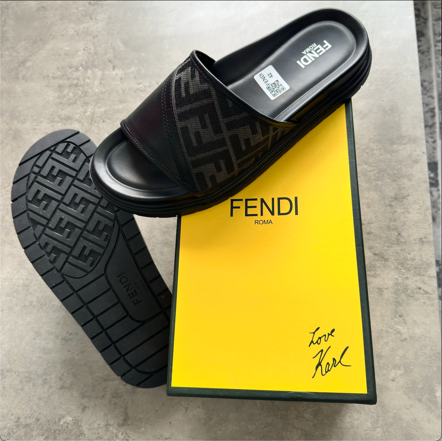 FDI DIAGONAL SLIDERS - BLACK