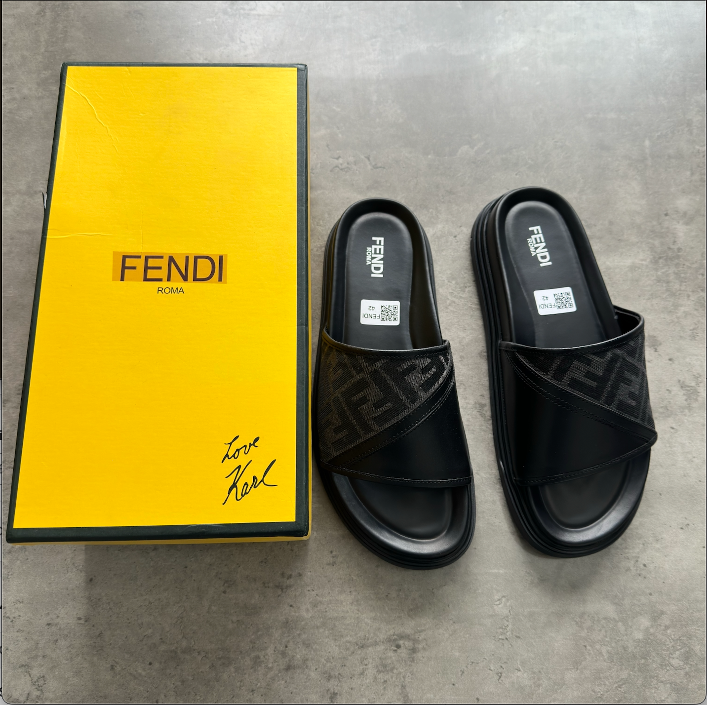 FDI DIAGONAL SLIDERS - BLACK