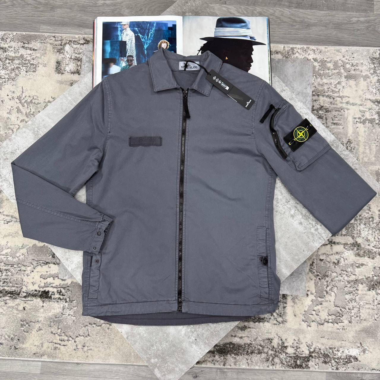 SI ORGANIC STRETCH OVERSHIRT - CHARCOAL